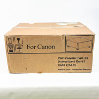 Canon Type-S3 cabinet, mobile printer cabinet, sturdy metal construction, storage space for paper and accessories