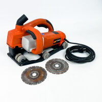 Used Spit D90 wall chaser, in case, including 2 cutting discs, powerful wall chaser