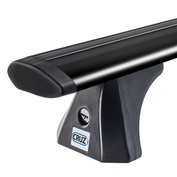 CRUZ Airo Dark T 925 773 Dachgepäckträger, 2 Stück, 118 cm, Aluminium, aerodynamisch, abschließbar