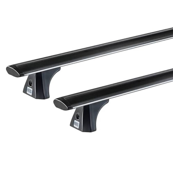 CRUZ Airo Dark T 925 773 Roof Rack, 2 pieces, 118 cm, aluminum, aerodynamic, lockable