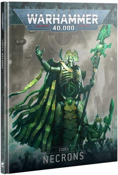 Games Workshop Warhammer 40,000 Codex: Necrons, English, rulebook, background information, army options