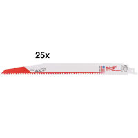 Milwaukee THE AX 300mm reciprocating saw blades, 5 TPI,...