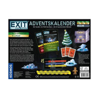 EXIT Advent Calendar, puzzle game, 24 doors, Christmas edition, exciting escape room puzzles, family advent game