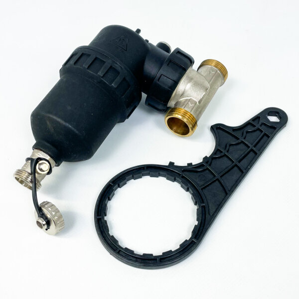 Antares Schlammabschneider 1 Zoll, Modell C.090.2500001, mit Magnet, Heizungszubehör, Schmutz- und Magnetitabscheider