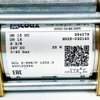 COAX MK 15 NC Regelventil, 554079, 24V, 0-40bar, 55W, Magnetventil, Artikel 400120394
