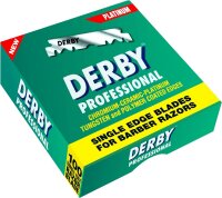 Derby Professional Razor Blades, 3-pack, 300 pieces, disposable blades for straight razors, rustproof, precise cut