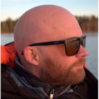 Leech ATW6 A2006C Polbrille, gelbe Gläser, Polarisationsbrille, UV-Schutz, leichter Rahmen