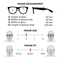 Leech ATW6 A2006C Polbrille, gelbe Gläser, Polarisationsbrille, UV-Schutz, leichter Rahmen