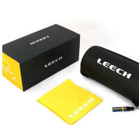 Leech H4X Tac T8003C, Sportbrille, photochromatische PH-Night Gelb Linse, UV-Schutz, leichter Rahmen