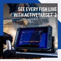 Lowrance Elite FS 9, 000-15706-001, Fischfinder & Navigationssystem, 9" Display, Touchscreen, ohne Geber, Netzwerkfähig, GPS