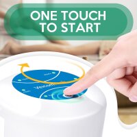 Veicomtech Ionic Fußbad Detox Maschine, Fuß Spa System, 2 Arrays, 100 Einlagen, für Zuhause, Salon, Spa, Entgiftung, Wellness