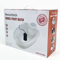 Veicomtech Ionic Fußbad Detox Maschine, Fuß Spa System, 2 Arrays, 100 Einlagen, für Zuhause, Salon, Spa, Entgiftung, Wellness