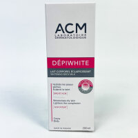 ACM Depiwhite Körpermilch, 200 ml, aufhellend, reduziert Pigmentflecken, feuchtigkeitsspendend, sanfte Pflege