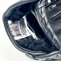 Akadema ADU135 Baseball Glove, Left-Handed, Black-Green, 13.5 Inch, Professional Model, Durable Leather