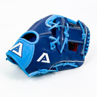 Akadema AWN7 Baseballhandschuh, Linkshänder, blau,...