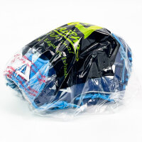 Akadema AWN7 Baseballhandschuh, Linkshänder, blau, 12,75 Zoll, Outfield, Leder