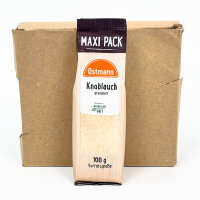Ostmann Knoblauch granuliert, 5er Maxi Pack, 100g, lange...