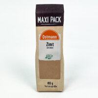 Ostmann Zimt gemahlen, 5er Maxi Pack, 80g je Pack, lange...