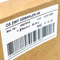 Ostmann Zimt gemahlen, 5er Maxi Pack, 80g je Pack, lange Haltbarkeit bis Ende 2028, aromatisches Gewürz