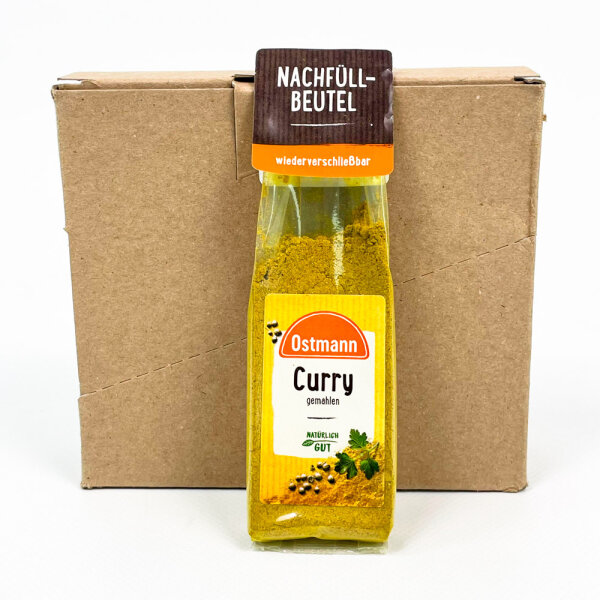Ostmann Curry Nachfüllbeutel 6x40g, wiederverschließbar, MHD 07/2029, Gewürzmischung, Modell 10805204