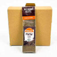 Ostmann Schwarzer Pfeffer gemahlen, 5x50g...