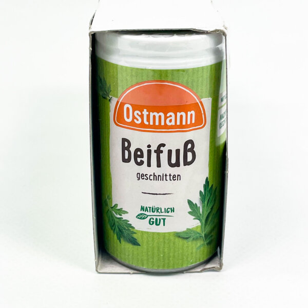 Ostmann Beifuß geschnitten, 4er Pack, 30g, Mindesthaltbarkeit 02/2028, Kräutergewürz für deftige Gerichte