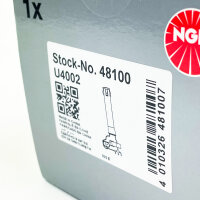 NGK 48100 Zündspule, 2-polig, SAE/DIN Anschluss, Hochleistungszündung für Benzinmotoren