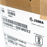 Zebra ZD421d (ZD4A043-D0EW02EZ) Etikettendrucker, 300 DPI, Thermodirekt, 108 mm Breite, WLAN, Bluetooth, USB, RS-232
