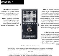 Catalinbread Formula 55 Overdrive-Pedal, Tweed-Style, Gitarreneffekt, Schwarz/Silber, Vintage-Sound, Amp-in-a-Box