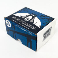 Catalinbread Formula 55 Overdrive-Pedal, Tweed-Style, Gitarreneffekt, Schwarz/Silber, Vintage-Sound, Amp-in-a-Box