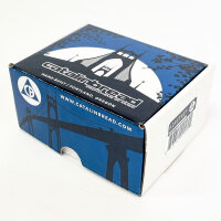 Catalinbread Airstrip effects pedal, CB range, discrete console preamp, high-frequency filter, trim control, black