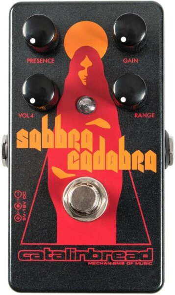 Catalinbread Sabbra Cadabra Boost Overdrive Pedal, Gitarreneffekt, inspiriert von Tony Iommi, vielseitige Klangregelung