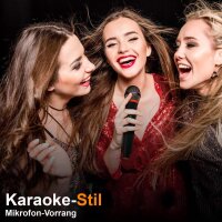 Pyle PSBT85A Party Box, Portable Karaoke Music Box with Microphone, 8" Subwoofer, Bluetooth, 800W, LED Display, MP3/USB/SD, PA Complete Set