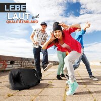 Pyle PSBT85A Party Box, Portable Karaoke Music Box with Microphone, 8" Subwoofer, Bluetooth, 800W, LED Display, MP3/USB/SD, PA Complete Set