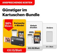 KODAK P210 Mini 2 Retro Fotodrucker, Bluetooth, 54x86mm,...
