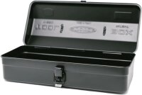 Toyo Y-350 Werkzeugkasten, Stahl, Schwarz, Camber-Top Design, tragbar, abschließbar, 35 cm
