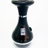 Elektronische Wasserpfeife, Edelstahl, wiederaufladbar, Shisha-Set, modernes Design, kabellos, langlebig