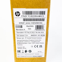 Poly Studio A2 Tischmikrofon schwarz, Modell B22X6AA#AC3, inkl. Montageplatte, hochwertige Audioqualität, flexible I/O-Anschlüsse