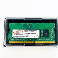 CSX CSXD4SO3200-1R8-16GB, 16GB DDR4-3200 MHz SODIMM, Arbeitsspeicher, 1,2V, 260-Pin, Notebook RAM