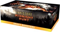 Wizards of the Coast MTG Innistrad: Midnight Hunt Draft Booster Display, 36 Boosterpacks, englisch, Sammelkartenspiel, Neuauflage