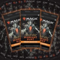 Wizards of the Coast MTG Innistrad: Midnight Hunt Draft Booster Display, 36 Boosterpacks, englisch, Sammelkartenspiel, Neuauflage