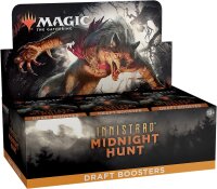 Wizards of the Coast MTG Innistrad: Midnight Hunt Draft Booster Display, 36 Boosterpacks, englisch, Sammelkartenspiel, Neuauflage