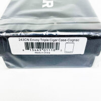 XIKAR Envoy 3 Zigarrenetui, Tabakzubehör, Luftbefeuchter integriert, für 3 Zigarren, robustes Design