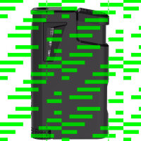 XIKAR XK1 Jetflame-Feuerzeug, Einzelstrahl, Schwarz,...