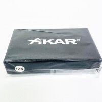 XIKAR XK1 Jetflame-Feuerzeug, Einzelstrahl, Schwarz, nachfüllbar, ergonomisch, Sichtfenster für Gasstand