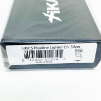 Xikar 9654SL Pfeifenfeuerzeug, silber, seitliche Flamme,...