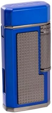 Xikar Ardore Feuerzeug Blau, Jetflame, nachfüllbar, windresistent, modernes Design