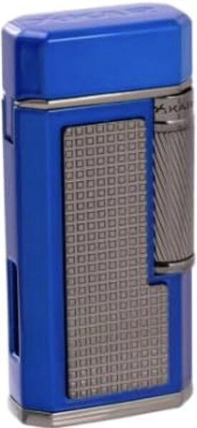 Xikar Ardore Lighter Blue, Jet Flame, Refillable, Windproof, Modern Design