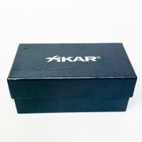 Xikar Volta Tischfeuerzeug, Vierfachflamme, Bronze/Gunmetal, großer Tank, Flammenregulierung, ergonomisch, Zigarren-Zubehör