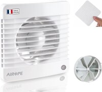 Airope Silenta 100 exhaust fan, 100mm, non-return valve,...